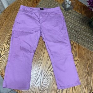 A New Day Purple capri denim pants